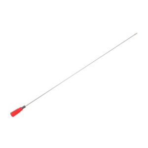 Parker Hale One Piece Cleaning Rod Female Thread Larger Calibres .22 44in Red