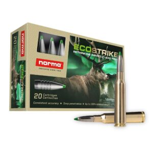 Ammo Norma Ecostrike 6.5x55 SE 120gr 20 rounds Lead Free