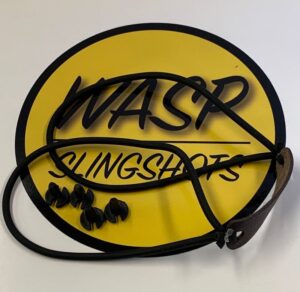 Wasp Looped Tube and Plug Slingshot Band Set Black