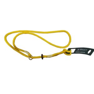 Dog Lead Loose Yellow Braid Dog Slip By Bisley 8mm x 1.5m