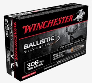 Winchester .308 WIN 168 Grain Ballistic Silvertip 20 Rounds