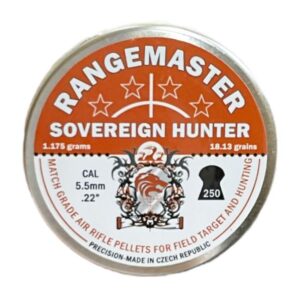 Rangemaster Sovereign Hunter .22 18.1gr 5.5mm Pellets Tin of 250