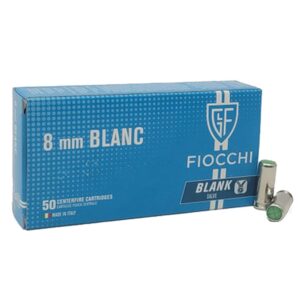 Fiocchi 8mm NIK Blanks Rimless Box of 50