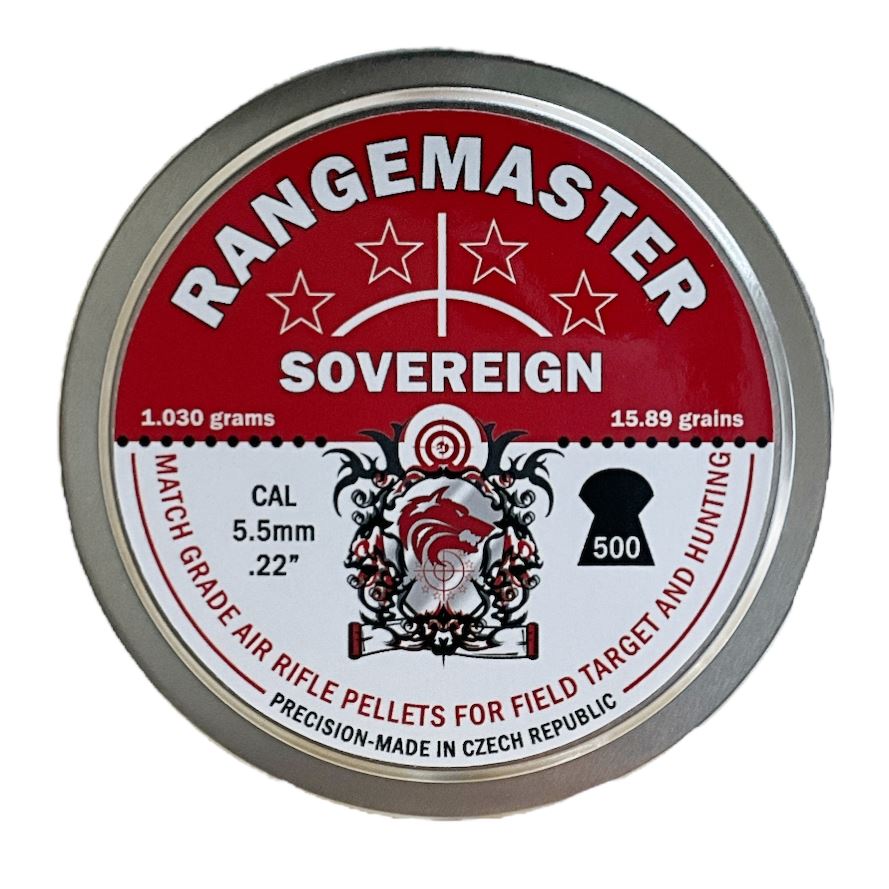Rangemaster Sovereign .22 15.9gr Pellets Tin of 500