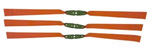 Catty Slingshot Flatbands .75 22-15 Catapult Elastic Orange/Green TTF 3pk