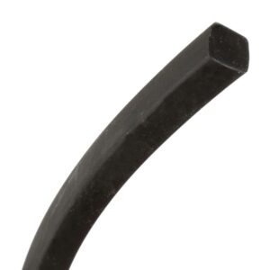 Slingshot 7mm Black Rubber per 1m length