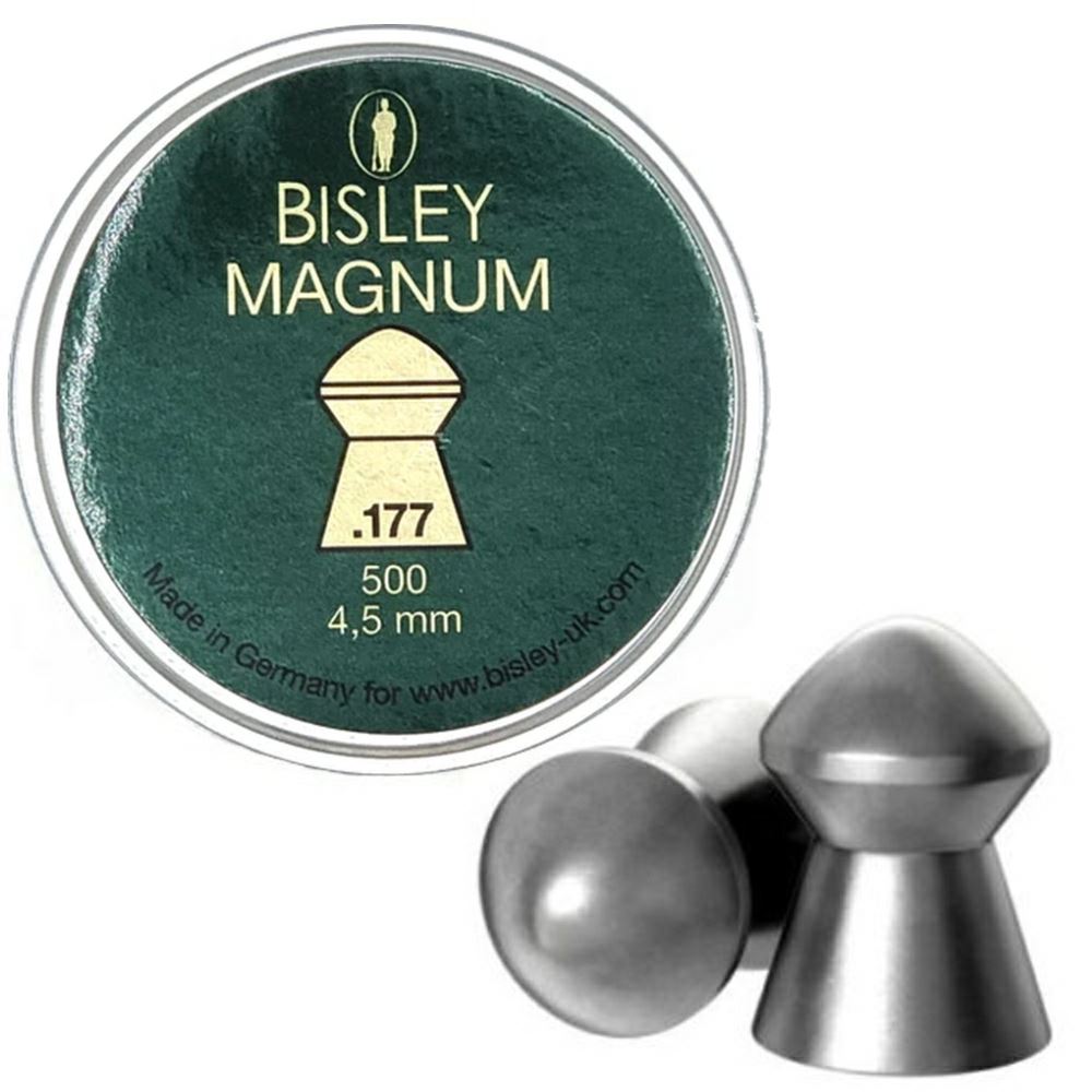 Bisley Magnum .177 4.50 Tin of 200 Airgun Pellets - Image 4