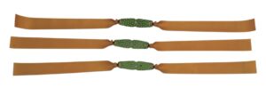 Catty Slingshot Flatbands .75 22-15 Catapult Elastic Gold/Green TTF 3pk
