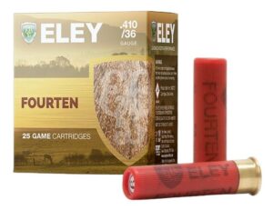 Eley 410G Fourten 9g 6 shot Fibre 2" per Box of 25