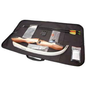 Petron S1 Take Down Recurve Bow Kit Medium Wooden Handle with String