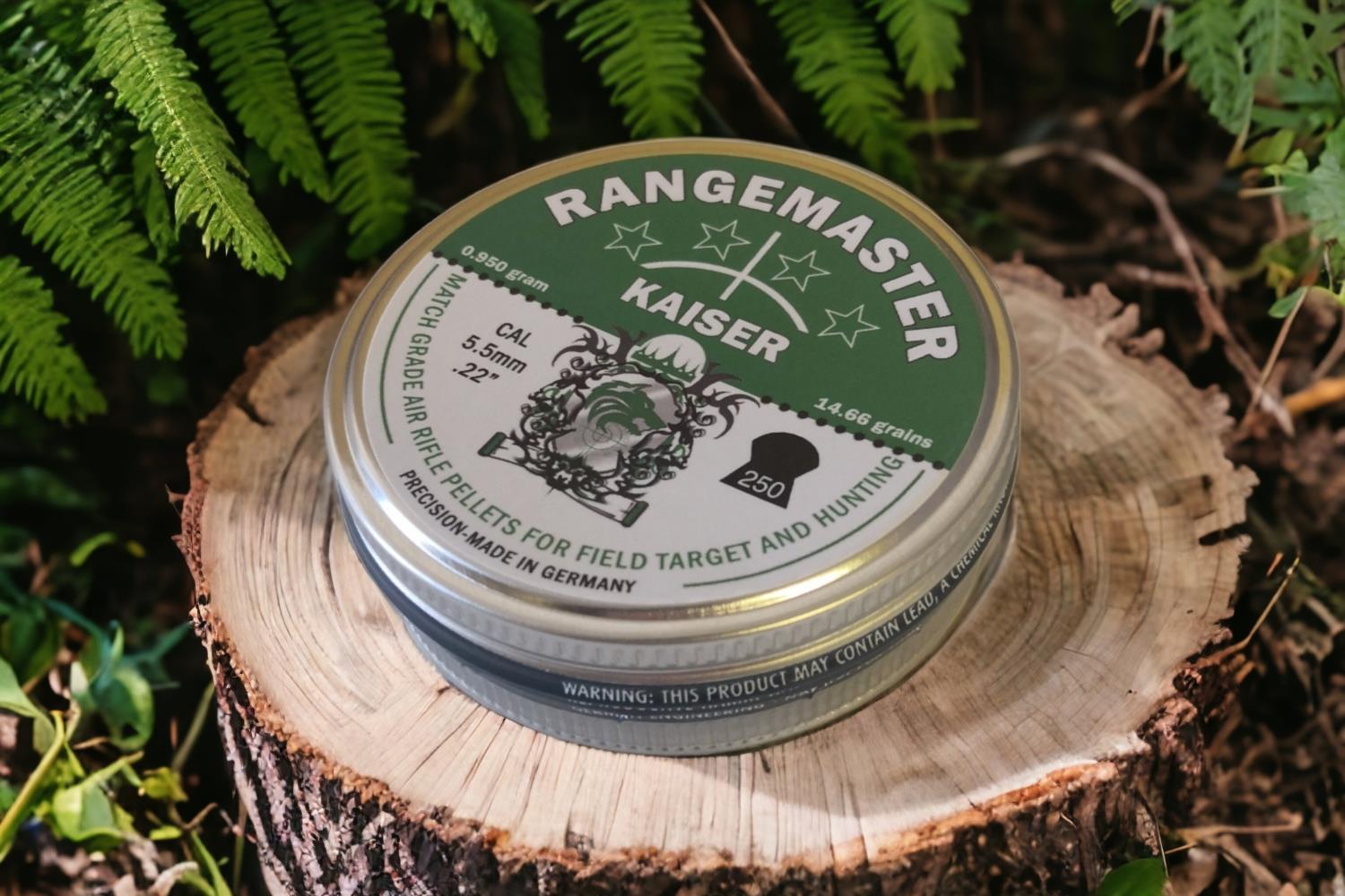 Rangemaster Kaiser .22 14.66gr Pellets Tin of 250 - Image 4