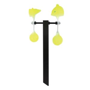 Mammal Head Spinning Target Set Metal for Airguns by Gr8fun