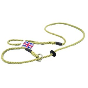 Bisley Deluxe Natural 6mm Slip Lead 1.2M with Rubber Stop