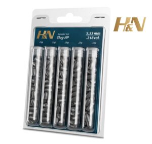 H&N Slug HP Sampler .22 (.218 5.53mm) 5 Weights 21gr - 30gr