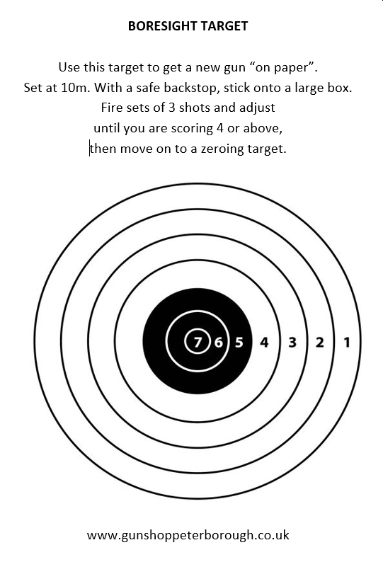 Bore Sight Target