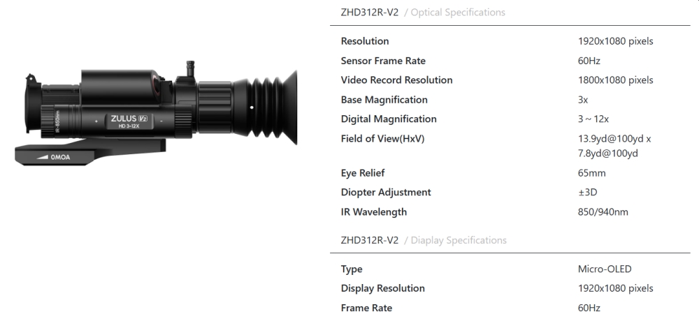 DNT ZULUS V2 HD 3-12X LRF - Image 8