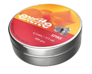 H&N Excite Spike Pointed Airgun Pellets .177 8.64gr 4.50mm Tin of 400
