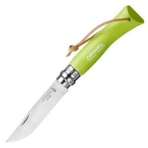 Opinel No.7 Colorama Anise Folding Locking Knife 7cm carbon steel