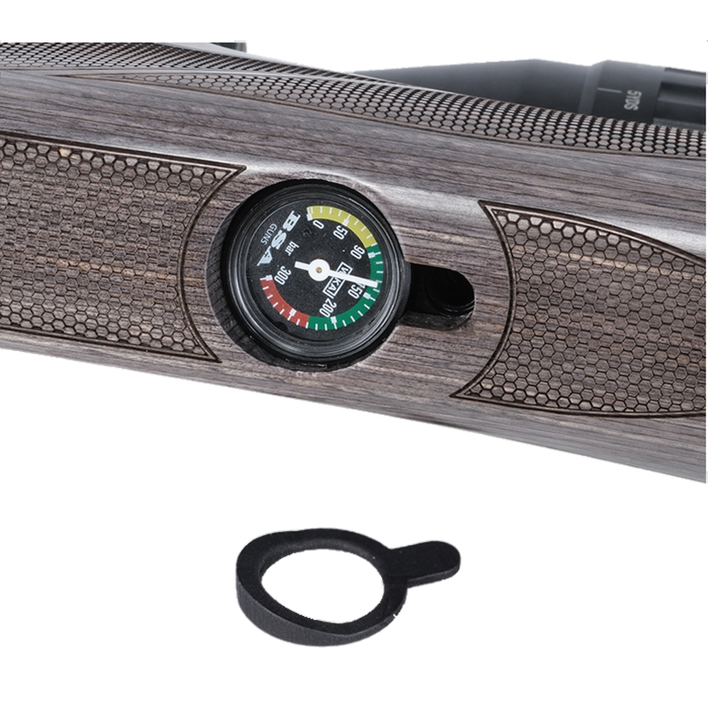 BSA R12 SLX Black Pepper Laminate .177 PCP 300cc - Image 6