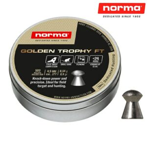 Norma Golden Trophy FT Airgun Pellets .177 8.4gr Tin of 500