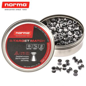 Norma S-TARGET MATCH Airgun Pellets .22 14gr Tin of 200