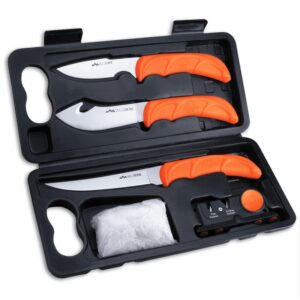 Outdoor Edge WildLite 5pce Game Processing Knife Set with case