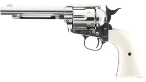 Umarex Colt Single Action Army Peacemaker Nickel White Finish .177 Pellet